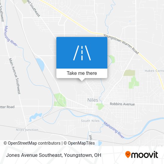 Mapa de Jones Avenue Southeast