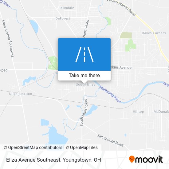 Eliza Avenue Southeast map