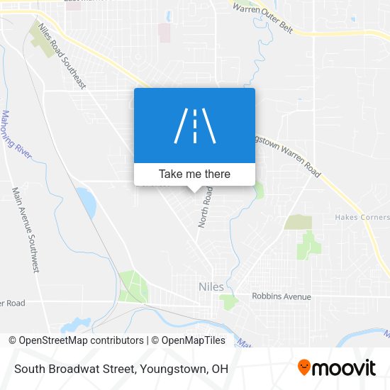 Mapa de South Broadwat Street