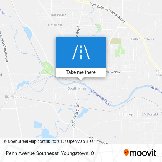 Penn Avenue Southeast map