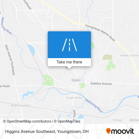 Higgins Avenue Southeast map