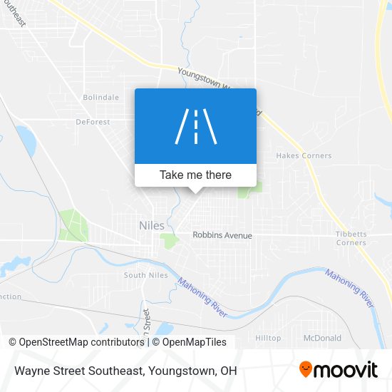 Mapa de Wayne Street Southeast