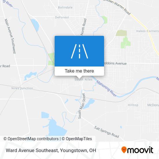 Ward Avenue Southeast map
