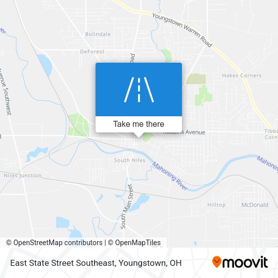 East State Street Southeast map