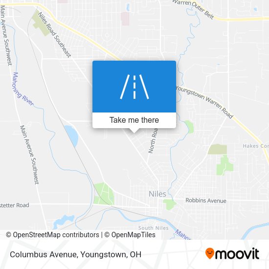 Columbus Avenue map