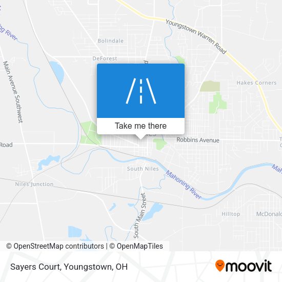Mapa de Sayers Court