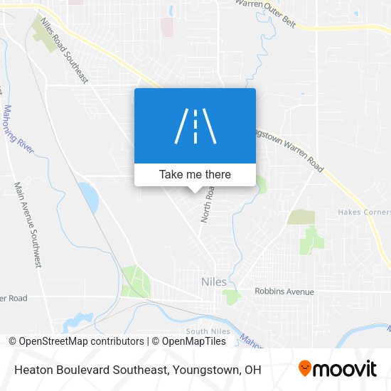 Heaton Boulevard Southeast map