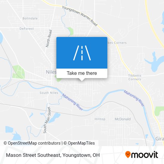Mason Street Southeast map