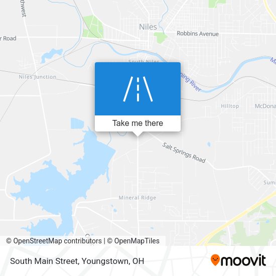 South Main Street map