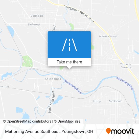 Mapa de Mahoning Avenue Southeast