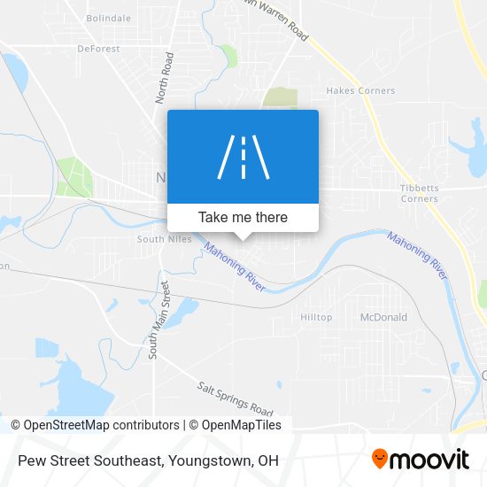 Mapa de Pew Street Southeast