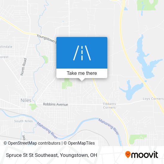 Mapa de Spruce St St Southeast