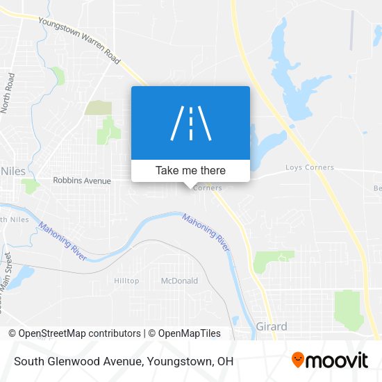 South Glenwood Avenue map