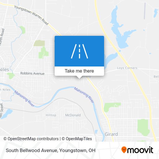 South Bellwood Avenue map