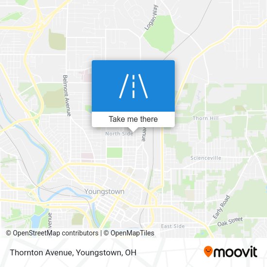 Mapa de Thornton Avenue