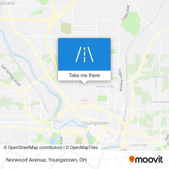 Mapa de Norwood Avenue