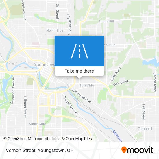 Mapa de Vernon Street