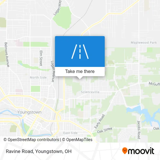 Ravine Road map