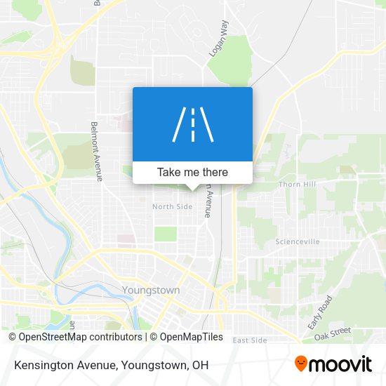 Kensington Avenue map