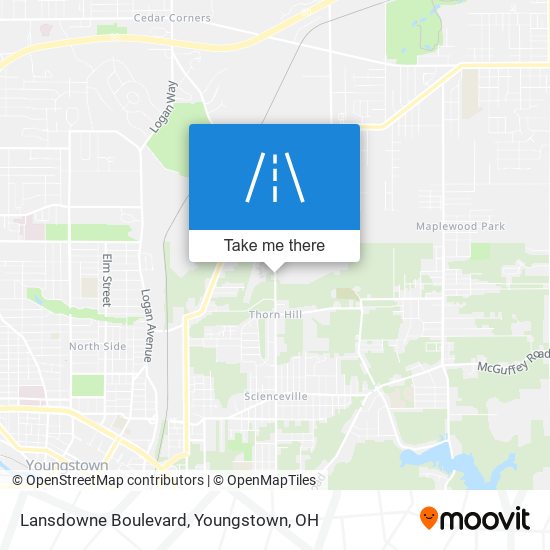 Lansdowne Boulevard map