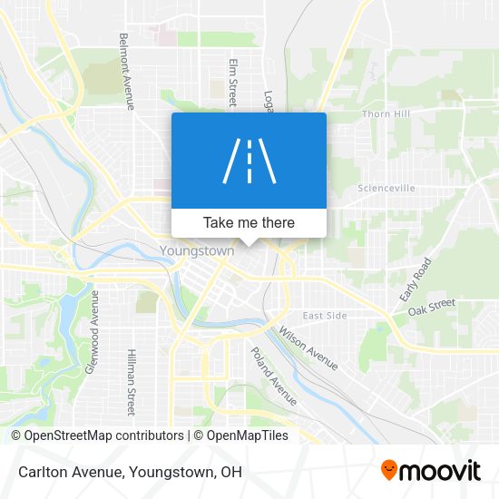 Mapa de Carlton Avenue