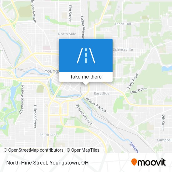 North Hine Street map