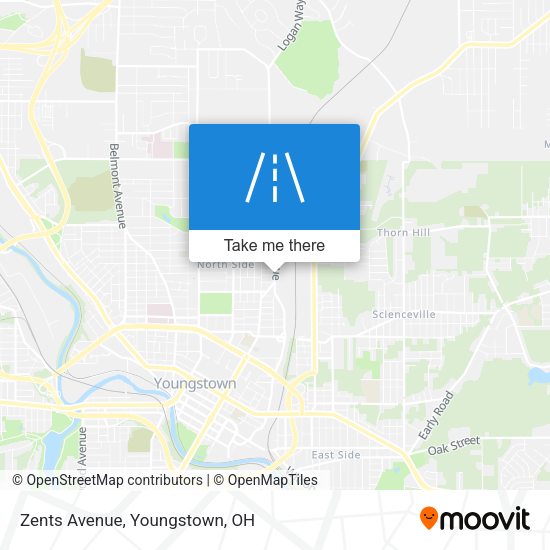 Mapa de Zents Avenue