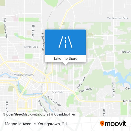 Mapa de Magnolia Avenue