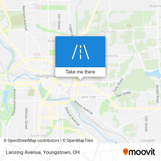 Lansing Avenue map