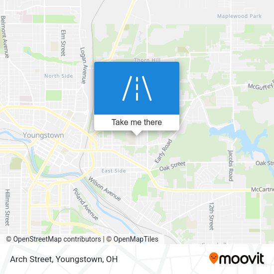 Mapa de Arch Street