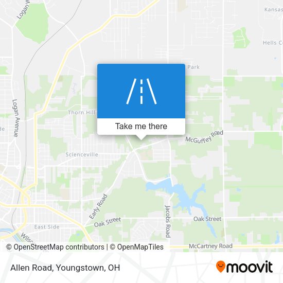 Mapa de Allen Road