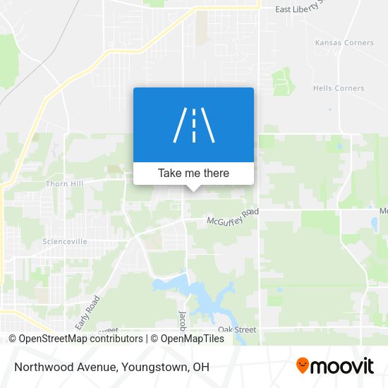 Northwood Avenue map