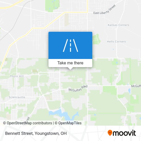 Mapa de Bennett Street