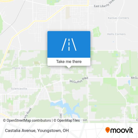 Castalia Avenue map