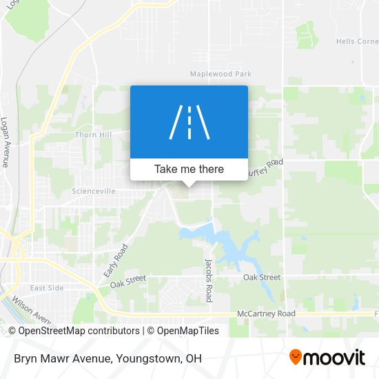 Mapa de Bryn Mawr Avenue