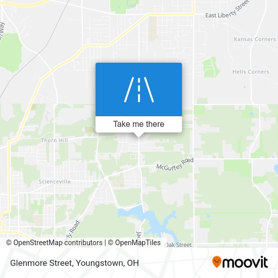 Glenmore Street map