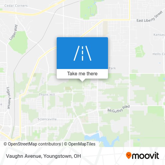 Mapa de Vaughn Avenue