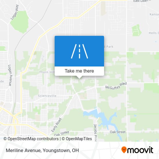 Meriline Avenue map