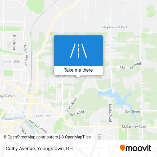 Mapa de Colby Avenue