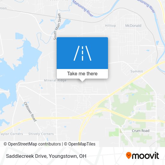 Saddlecreek Drive map
