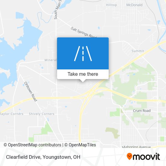Clearfield Drive map