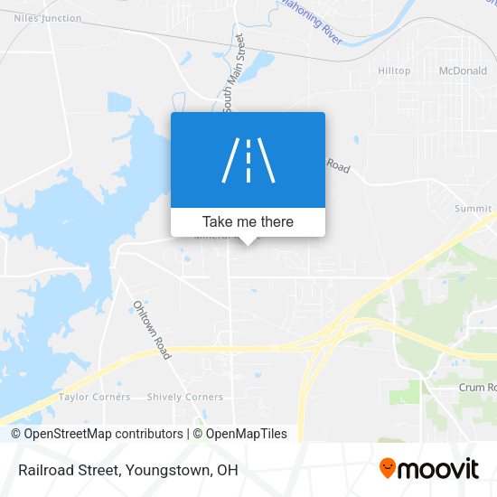 Railroad Street map