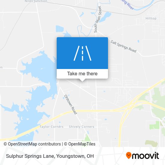 Sulphur Springs Lane map