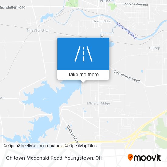 Mapa de Ohltown Mcdonald Road