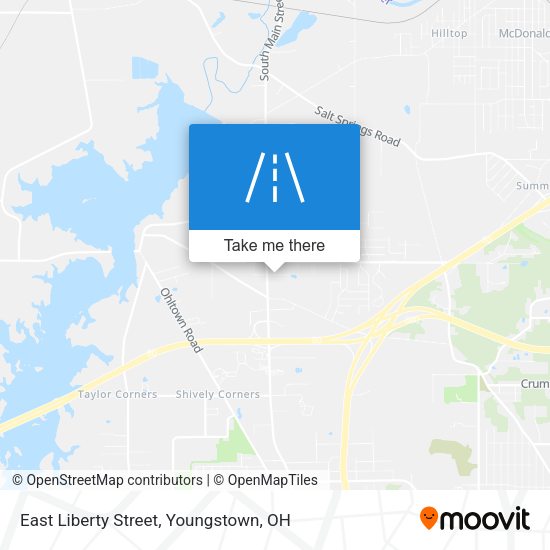 East Liberty Street map