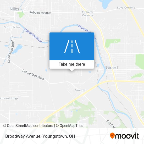 Mapa de Broadway Avenue