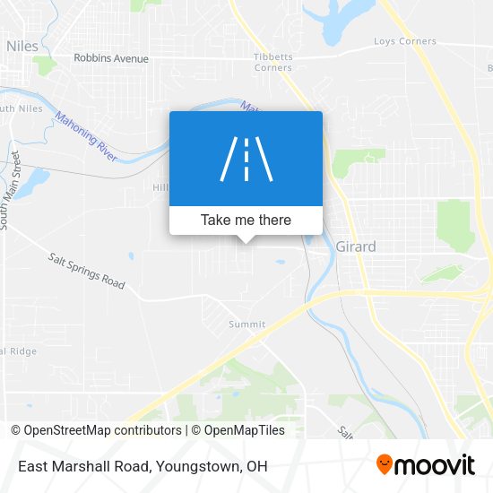 East Marshall Road map