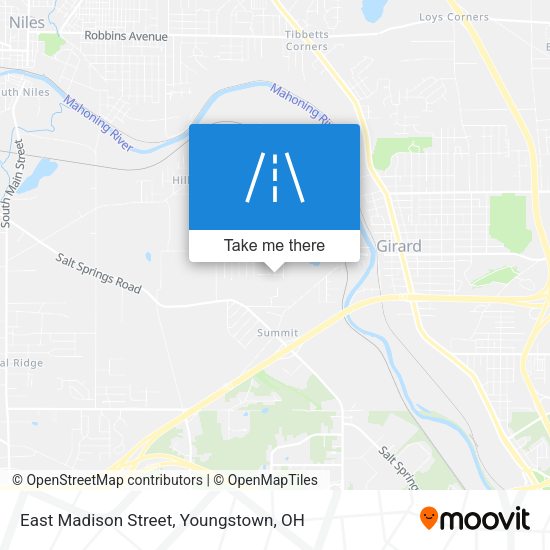 East Madison Street map