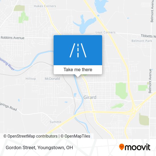 Mapa de Gordon Street