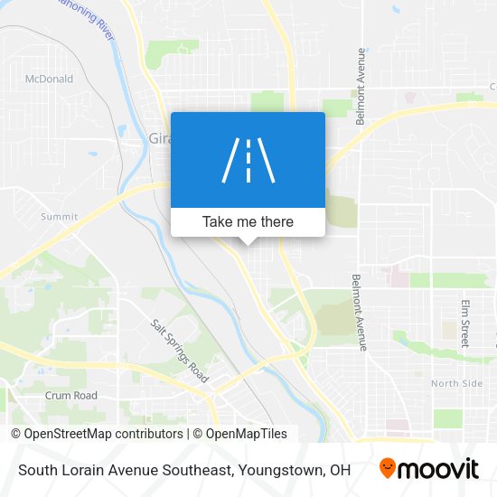 South Lorain Avenue Southeast map